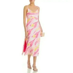 Aqua Slip Dress Women Assorted Pink Yellow NWT Size L